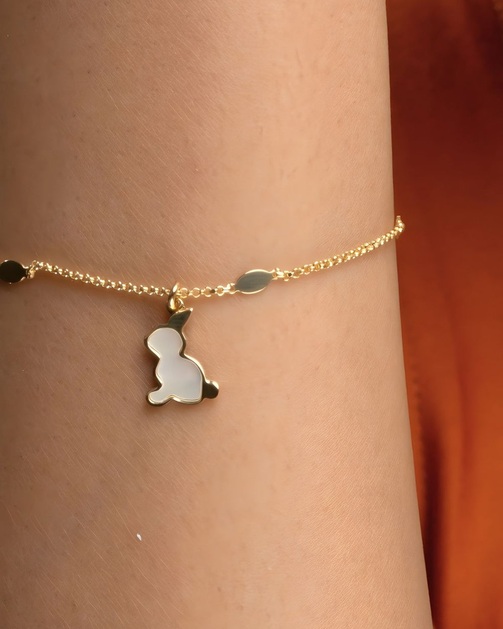 The Whimsical Rabbit Charm Bracelet