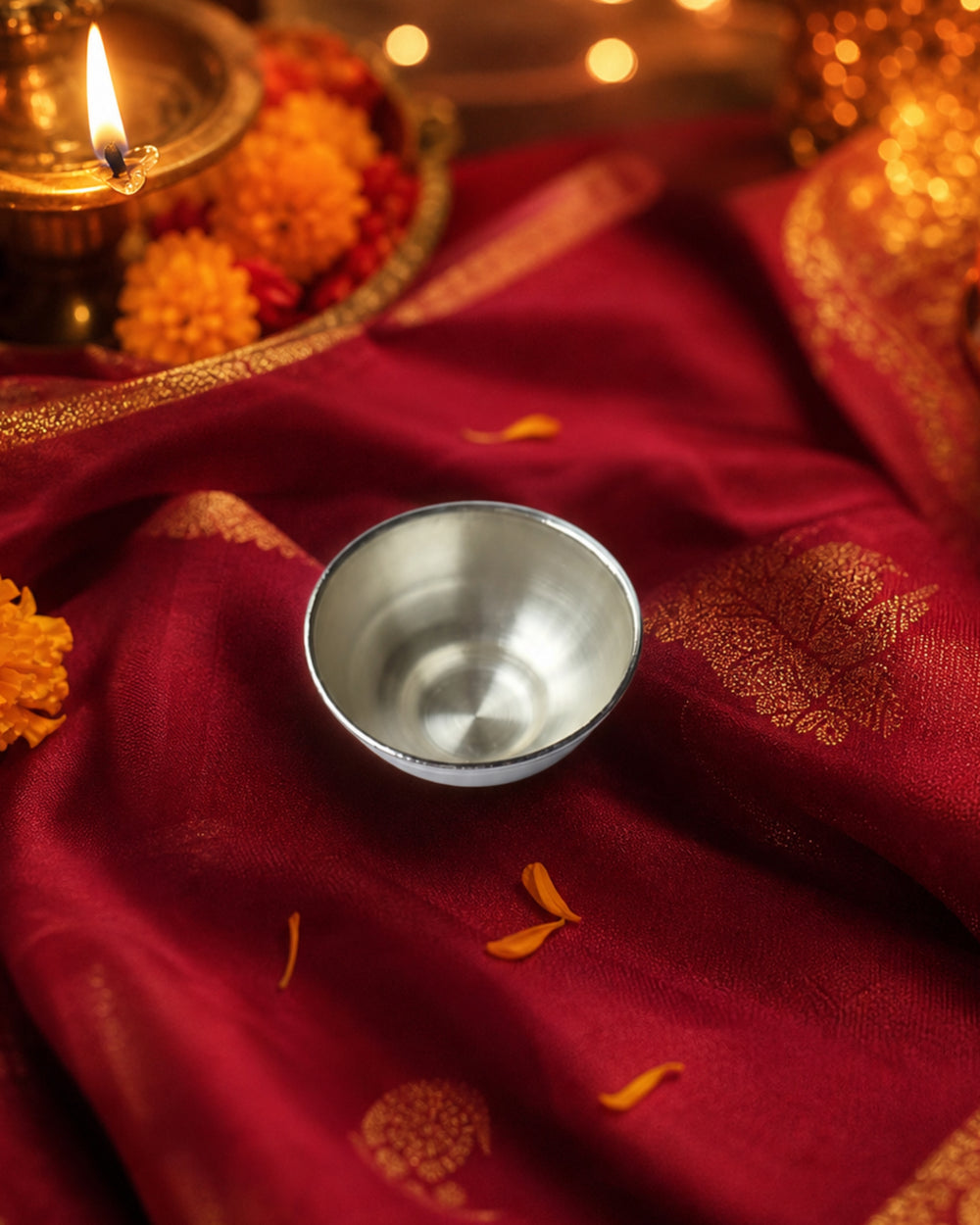 Pure Silver Pooja Katori – Bowl