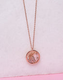 Rose Gold-Tone Capricorn Constellation Chain
