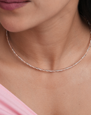 Interwoven Mesh Choker 2 Layer