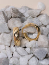 Sparkling CZ U-Shape Waterfall Earrings