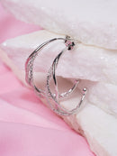 Intertwined Hoop Earrings