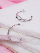 Intertwined Hoop Earrings