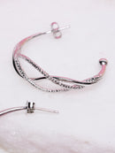 Intertwined Hoop Earrings