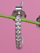 Zirconia Mini Hoop Earrings