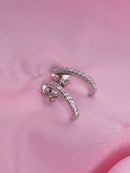 Zirconia Mini Hoop Earrings