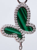 Malachite Butterfly Earrings