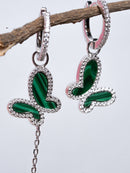 Malachite Butterfly Earrings