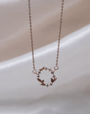 Rose Gold Botanical Wreath Chain