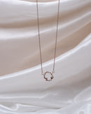 Rose Gold Botanical Wreath Chain