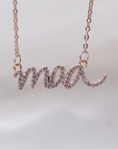 Rose Gold Maa Pendant Chain