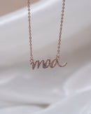 Rose Gold Maa Pendant Chain