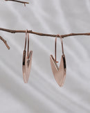 Modern Minimalist V-Shape Drop Earrings