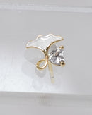 Delicate Ginkgo Leaf Enamel