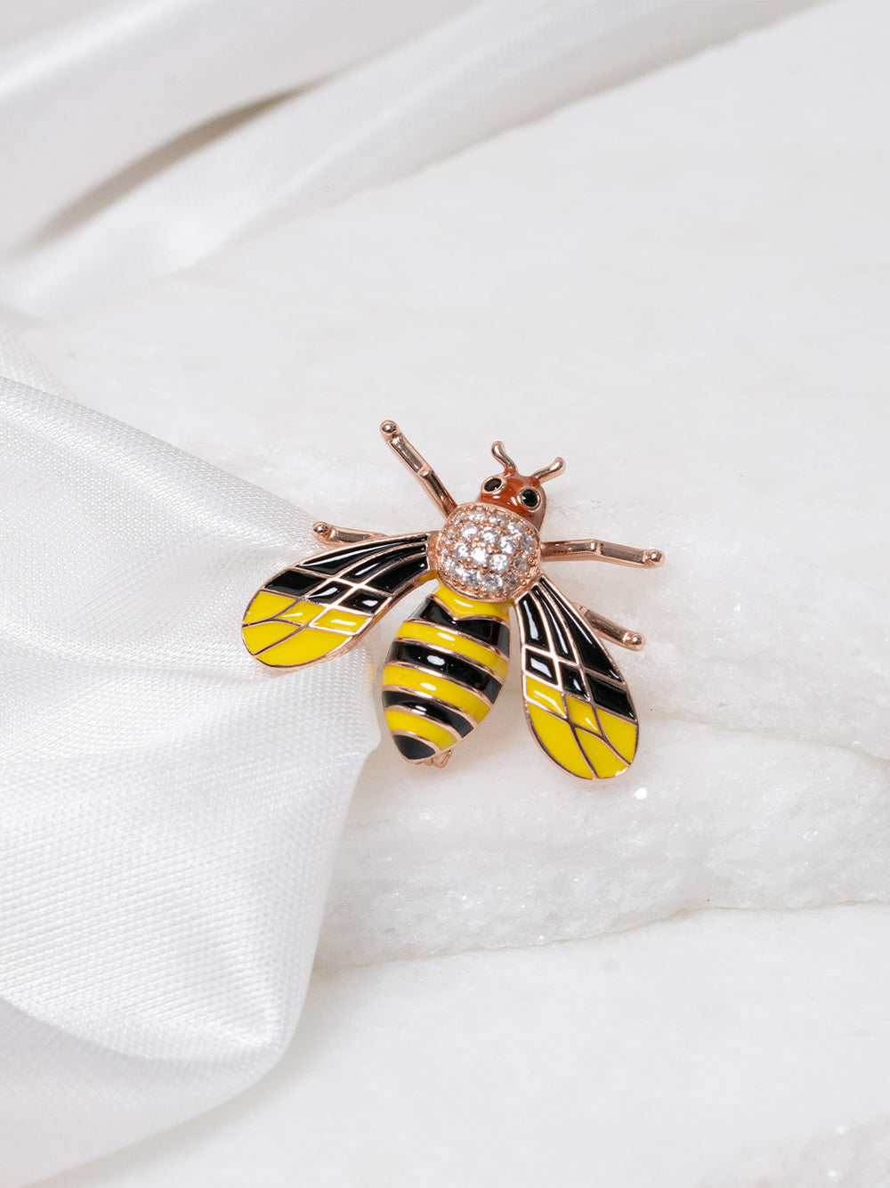 Enamel Bumblebee brooch