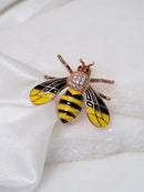 Enamel Bumblebee brooch