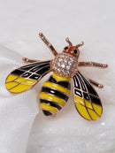Enamel Bumblebee brooch