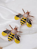 Enamel Bumblebee brooch