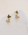 Butterfly Bow Charm Earrings