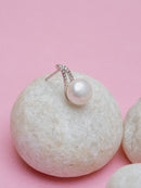 Modern Pearl Drop studs