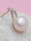 Modern Pearl Drop studs