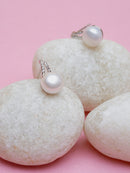 Modern Pearl Drop studs