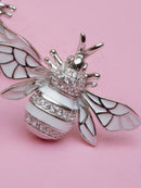 Enamel Bee Stud Earrings