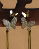 Butterfly Dangle Tassel Earrings