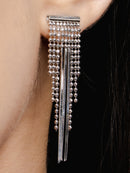 Rose Gold-Tone hanging Earrings