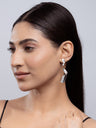 Silver Twist Earrings