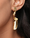 Gold Twist Earrings