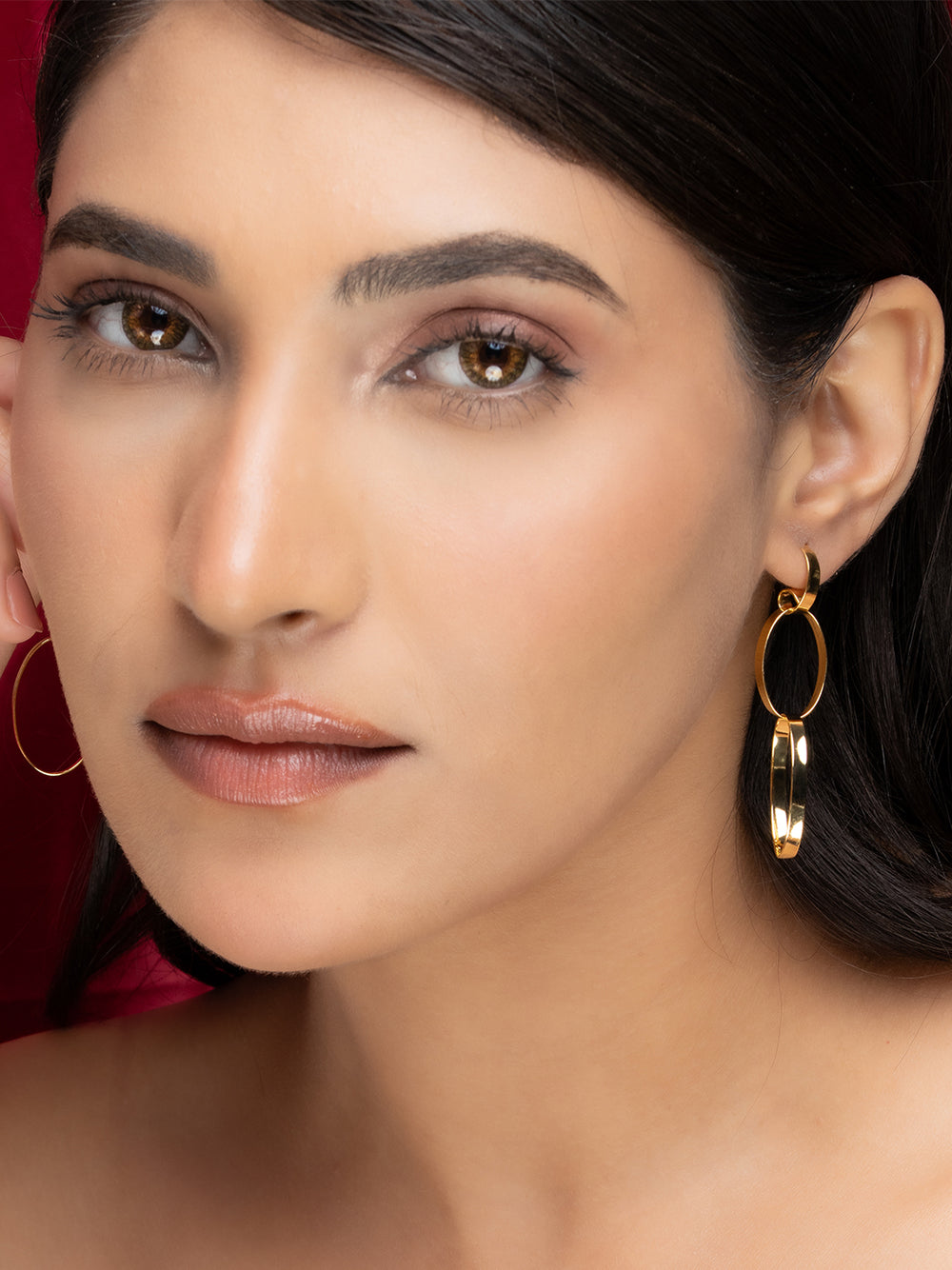 Golden Loop Earrings