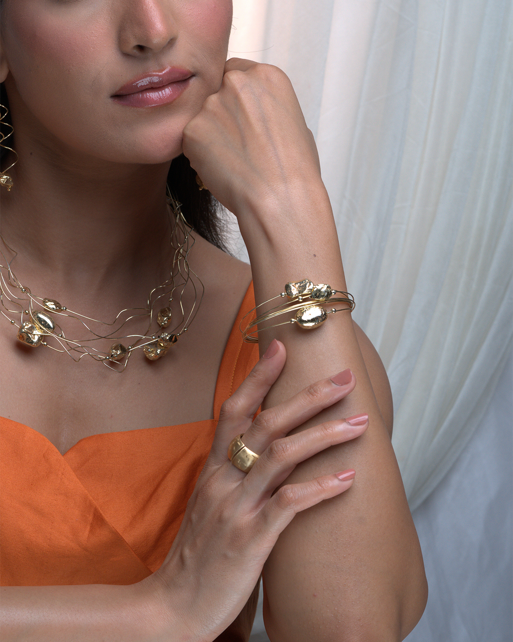 Solara Wave Cuff Bracelet