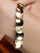 Luminous Disc Link Bracelet