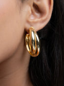 Chunky Double-Hoop Earrings