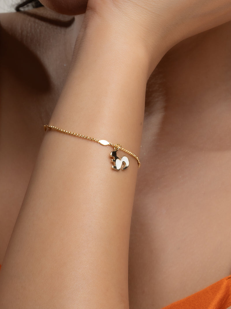 The Whimsical Squirrel Charm Bracelet