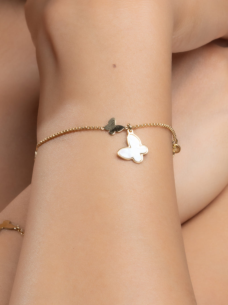 Butterfly Charm Bracelet