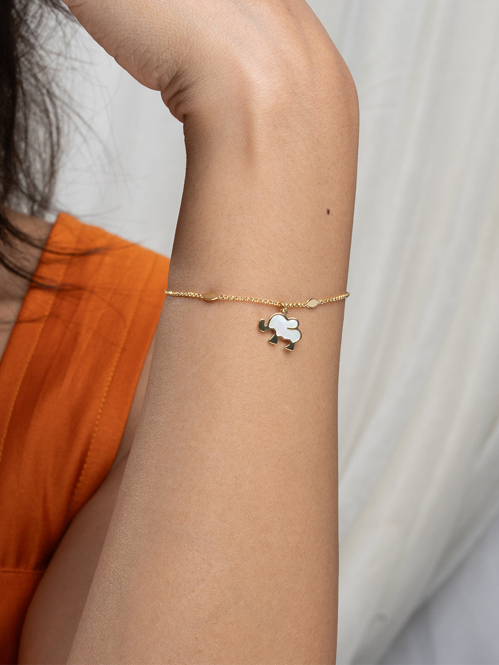 The Little Lamb Elephant Charm Bracelet
