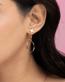 Stellar Halo Drop Earrings