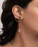 Celeste Chain Cuff Earrings