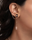 Celeste Chain Cuff Earrings