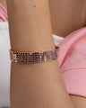 Golden Weave Cuff Bracelet