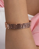 Silver Weave Cuff Bracelet