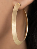 Oversized Sculptural Resin Hoop Earrings