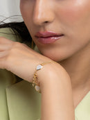 Celestial Charm Teardrop Chain Bracelet