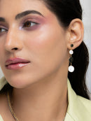 Moon Disc Earrings