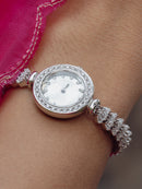 Crystal Pavé Bracelet Watch