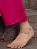 Rose-Gold Ghoongru Anklet