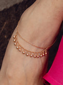 Rose-Gold Ghoongru Anklet