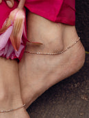 Popcorn Beaded Anklet